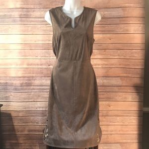 Ladies Faux Suede Dress NWOT